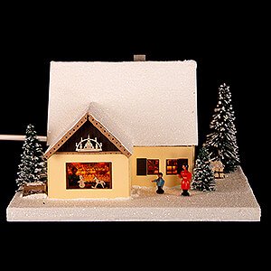 World of Light Lighted Houses Lighted House Turnery, small - 11 cm / 4.3 inch