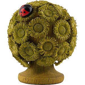 Small Figures & Ornaments Flade Flax Haired Children Little Ball Tree with Lady Bug - 2,7 cm / 1.1 inch