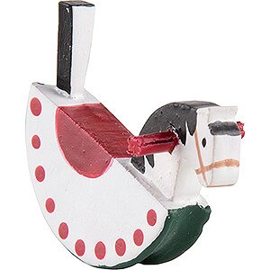 Small Figures & Ornaments Flade Flax Haired Children Little Rocking Horse - 1,6 cm / 0.6 inch