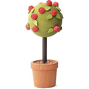 Angels Reichel decoration Little Rose Tree, Red - 7,5 cm / 3 inch