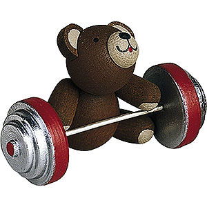 Small Figures & Ornaments Reichel Lucky Bears Lucky Bear Working Out - 2,7 cm / 1.1 inch