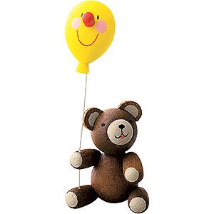 Gift Ideas Birthday Lucky Bear with Balloon - 5,5 cm / 2.7 inch