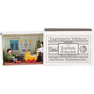 Small Figures & Ornaments Matchboxes Matchbox - Christmas Parlor - 3,8 cm / 1.5 inch