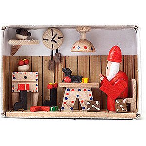 Small Figures & Ornaments Matchboxes Matchbox - Santa Claus - 4 cm / 1.6 inch