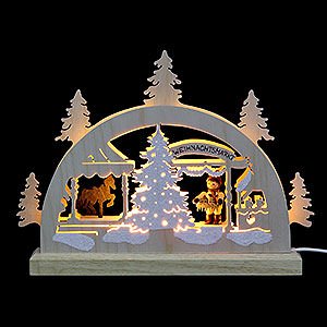 Candle Arches All Candle Arches Mini Lightarch - Christmas Fair - 23x15x4,5 cm / 9x6x2 inch