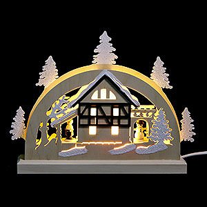 Candle Arches All Candle Arches Mini Lightarch - Frame House - 23x15x4,5 cm / 9x6x2 inch