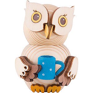 Small Figures & Ornaments Kuhnert Mini Owls Mini Owl with Cup - 7 cm / 2.8 inch