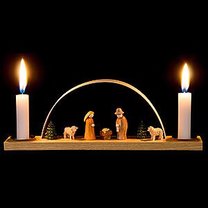 Candle Arches All Candle Arches Miniature Candle Arch - Nativity Scene - 22x7,5 cm / 8.7x3 inch