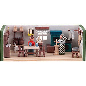 Small Figures & Ornaments Miniature Rooms Miniature Room - Farmhouse Parlor - 4 cm / 1.6 inch