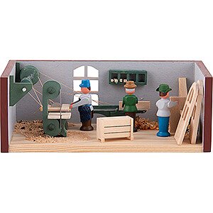 Small Figures & Ornaments Miniature Rooms Miniature Room - Joinery - 4 cm / 1.6 inch