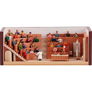 Small Figures & Ornaments Miniature Rooms Miniature Room - Lecture Hall - 4 cm / 1.6 inch