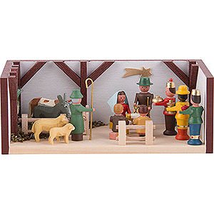 Small Figures & Ornaments Miniature Rooms Miniature Room - Nativity - 4 cm / 1.6 inch