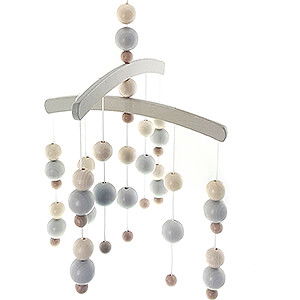 Wooden Toys For the Youngest Mobile Ball Grey/nature - 52 cm / 20.5 inch