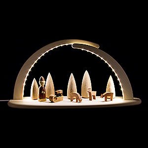 Candle Arches All Candle Arches Modern Light Arch - Christmas - 42x21 cm / 16.5x8.3 inch