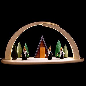 Candle Arches All Candle Arches Modern Light Arch - Mountain Gnome - 42x21 cm / 16.5x8.3 inch