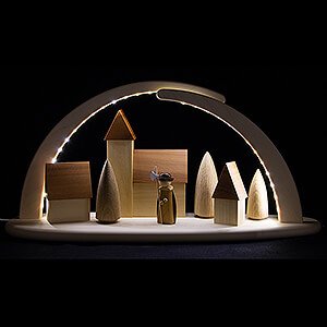 Candle Arches All Candle Arches Modern Light Arch - Nightwatchman - 42x21 cm / 16.5x8.3 inch