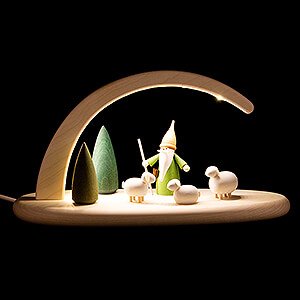 Candle Arches All Candle Arches Modern Light Arch - Shepherd Gnome  - 24x13 cm / 9.4x5.1 inch
