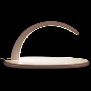 Candle Arches Blank Candle Arches Modern Light Arch - without Figurines - white - 24x13 cm / 9.4x5.1 inch