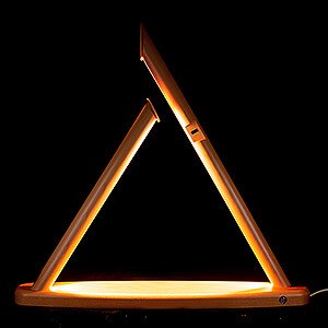 World of Light Light Triangles Modern Light Triangle - without Decoration - Natural - 50x47 cm / 19.7x18.5 inch