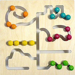 Wooden Toys Construction games Motor Skills Board - 27 cm / 10.6 inch