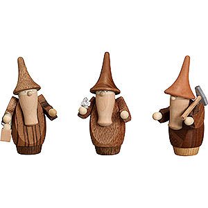 Small Figures & Ornaments everything else Mountain Gnomes, Set of Three - 8 cm / 3.1 inch