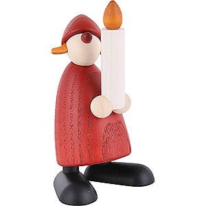 Small Figures & Ornaments Björn Köhler Mrs. Claus etc. Mrs. Claus with Candle - 9 cm / 3.5 inch