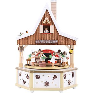 Music Boxes Angels Music Box Angel Bakery - 34 cm / 13 inch