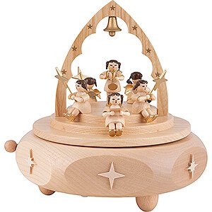 Music Boxes Angels Music Box - Angel Concert - Natural - 15 cm / 5.9 inch