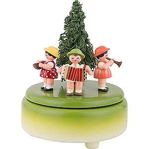 Music Boxes Misc. Motifs Music Box Children with Instruments - 15 cm / 5.9 inch