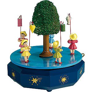 Music Boxes All Music Boxes Music Box with Five Lantern Children - 21x20 cm / 8.3x7.9 inch