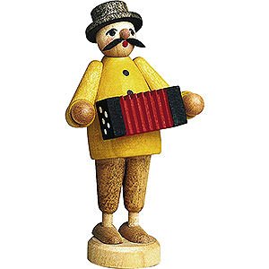 Small Figures & Ornaments Günter Reichel Born Country Musician with Accordion - 7 cm / 2.8 inch