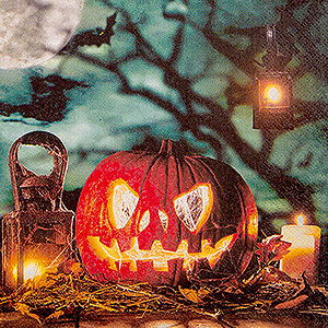 Small Figures & Ornaments Mugs & Napkins Napkins Halloween! - 20 pcs. - 33 cm / 13 inch