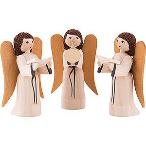 Nativity Figurines All Nativity Figurines Nativity Angels, Set of Three, Stained - 7 cm / 2.8 inch