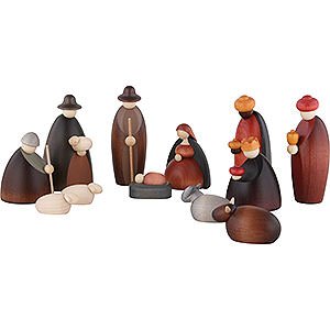 Small Figures & Ornaments Björn Köhler Nativity small Nativity Set of 12 Pieces - 12 cm / 4.7 inch