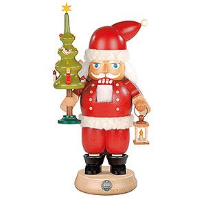 Nussknacker Weihnachtsmänner Nussknacker Weihnachtsmann mit Baum - 23 cm