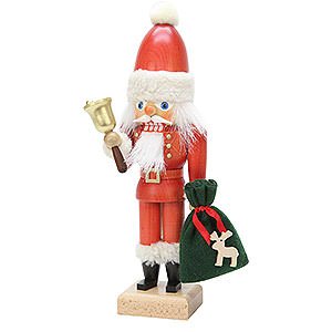 Nussknacker Weihnachtsmänner Nussknacker Weihnachtsmann mit Glocke - 30,5 cm
