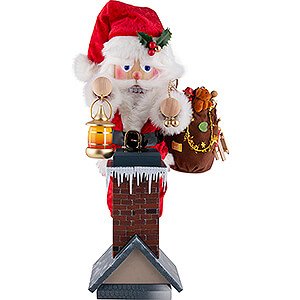 Nussknacker Weihnachtsmnner Nussknacker Weihnachtsmann mit Schornstein - 43 cm