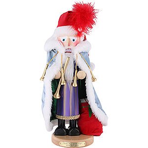 Nutcrackers Santa Claus Nutcracker - Eleven Pipers Piping - Limited Edition - 46 cm / 18.1 inch