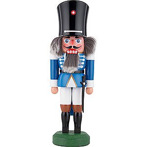 Nutcrackers Soldiers Nutcracker - Guard with Saber Blue - 26 cm / 10 inch