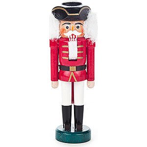 Nutcrackers Soldiers Nutcracker - with Tricorn Red-White - 13 cm / 5.1 inch