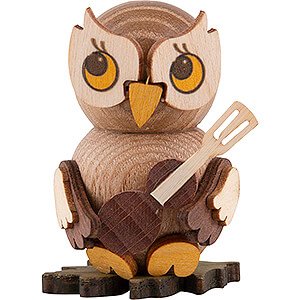 Small Figures & Ornaments Kuhnert Mini Owls Owl Child with Guitar - 4 cm / 1.6 inch