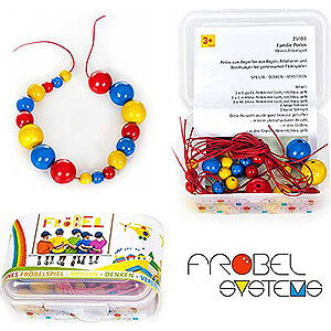 Wooden Toys Construction games Legespiele Pearl Family - 5,8 cm / 2.3 inch