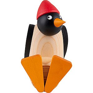 Small Figures & Ornaments Martin By The Water Penguin with Cap - Sitting - 9,5 cm / 3.7 inch