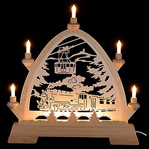 Candle Arches All Candle Arches Pointed Arch - Train - 42x42,5 cm / 16.5x16.7 inch