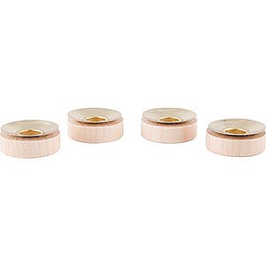 Christmas-Pyramids Accessories & Candles Premium Tea Light Insets for Candles 1.4cm (0.55inch) - Set of Four