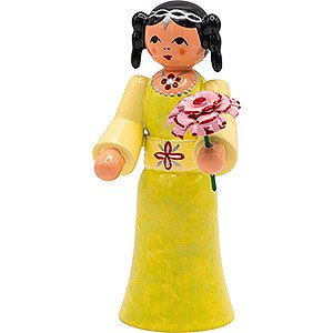 Small Figures & Ornaments everything else Princess with Flower - 7 cm / 2.8 inch