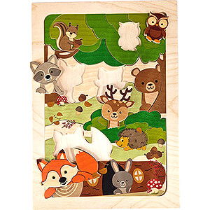 Wooden Toys Construction games Puzzle Fox - 29,5 cm / 11.6 inch