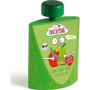 Wooden Toys Wooden Toy Shops Quetschie Pear from Fruchtbar - 7,4 cm / 2.9 inch