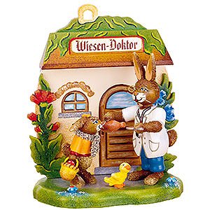 Small Figures & Ornaments Hubrig Rabbits Country Rabbit Doctor - 12 cm / 5 inch