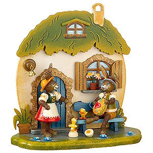 Small Figures & Ornaments Hubrig Rabbits Country Rabbits Home - 17 cm / 6,5 inch